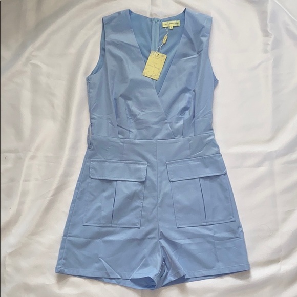 Blue Playsuit - Picture 3 of 6